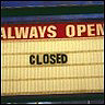 always open closed
